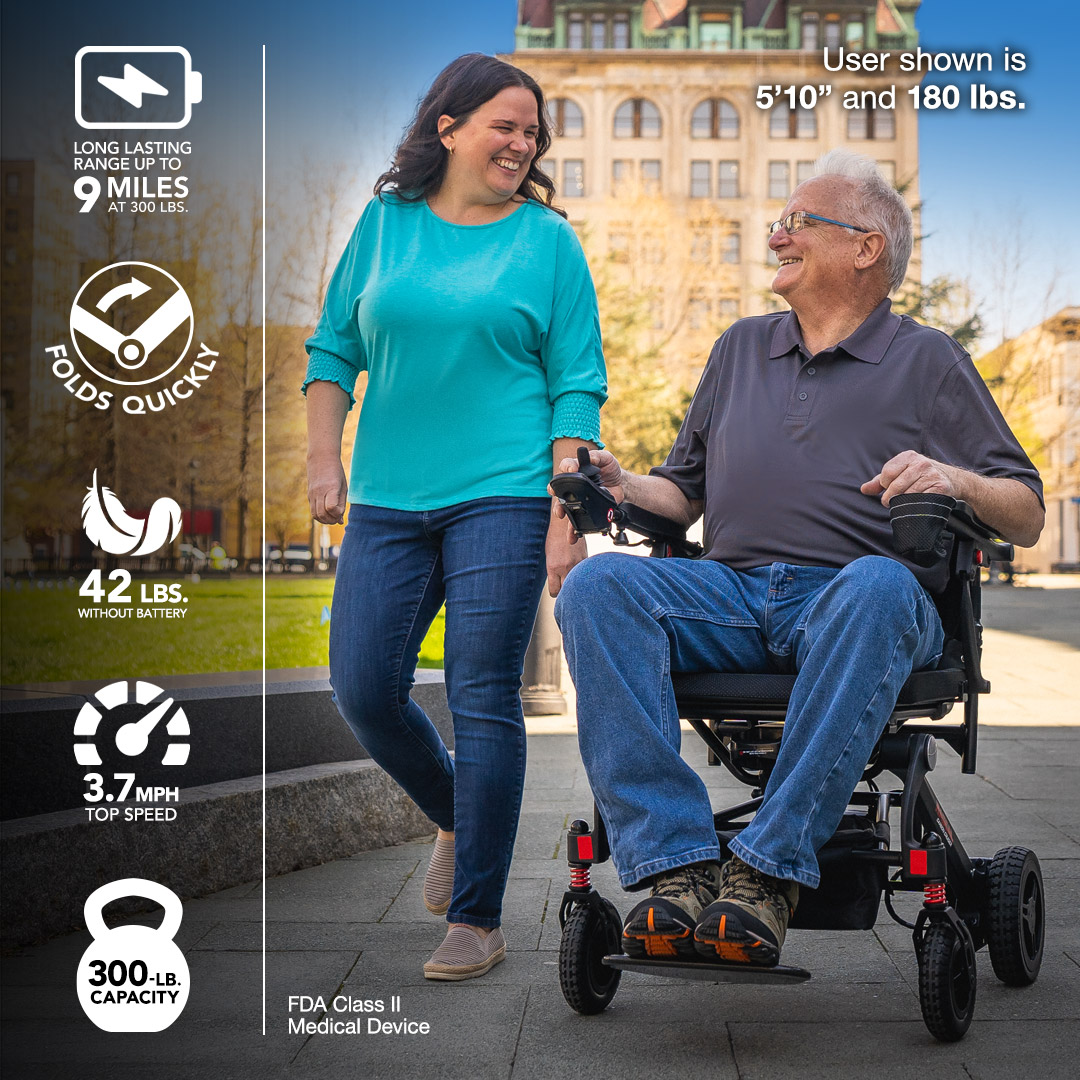 Rascal Carbon Cruiser Lightweight Power Chair